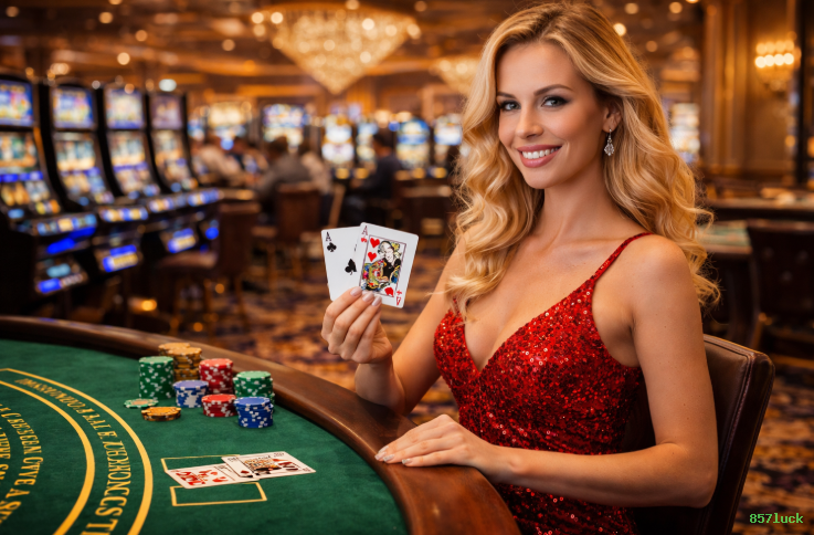 Roleta e blackjack 857luck